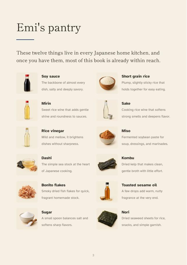 The 12-item pantry