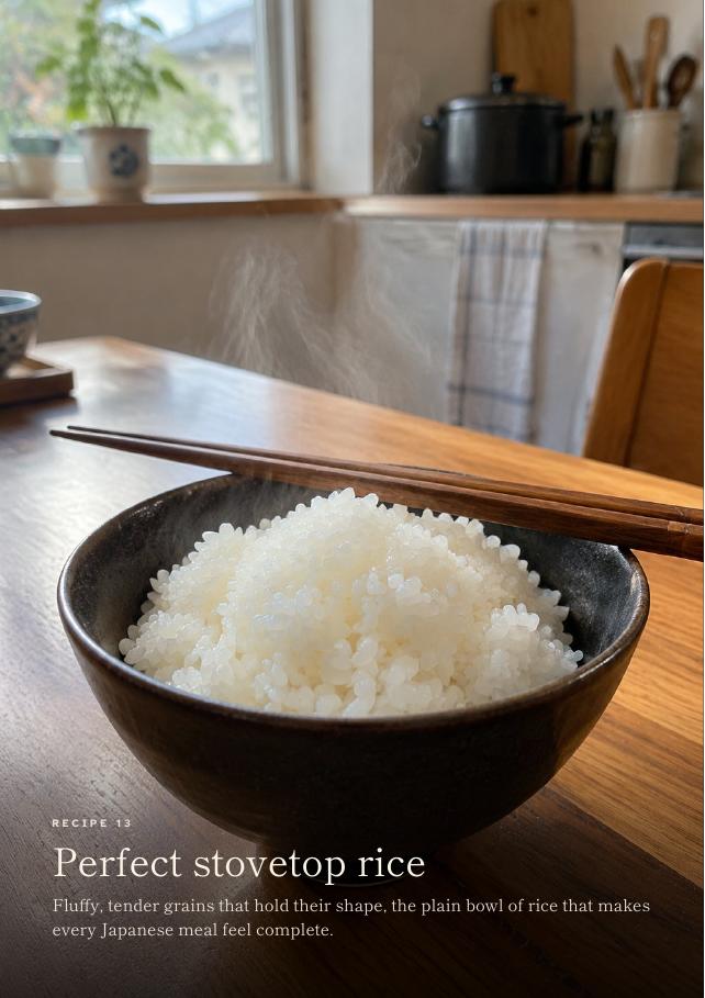 Perfect stovetop rice